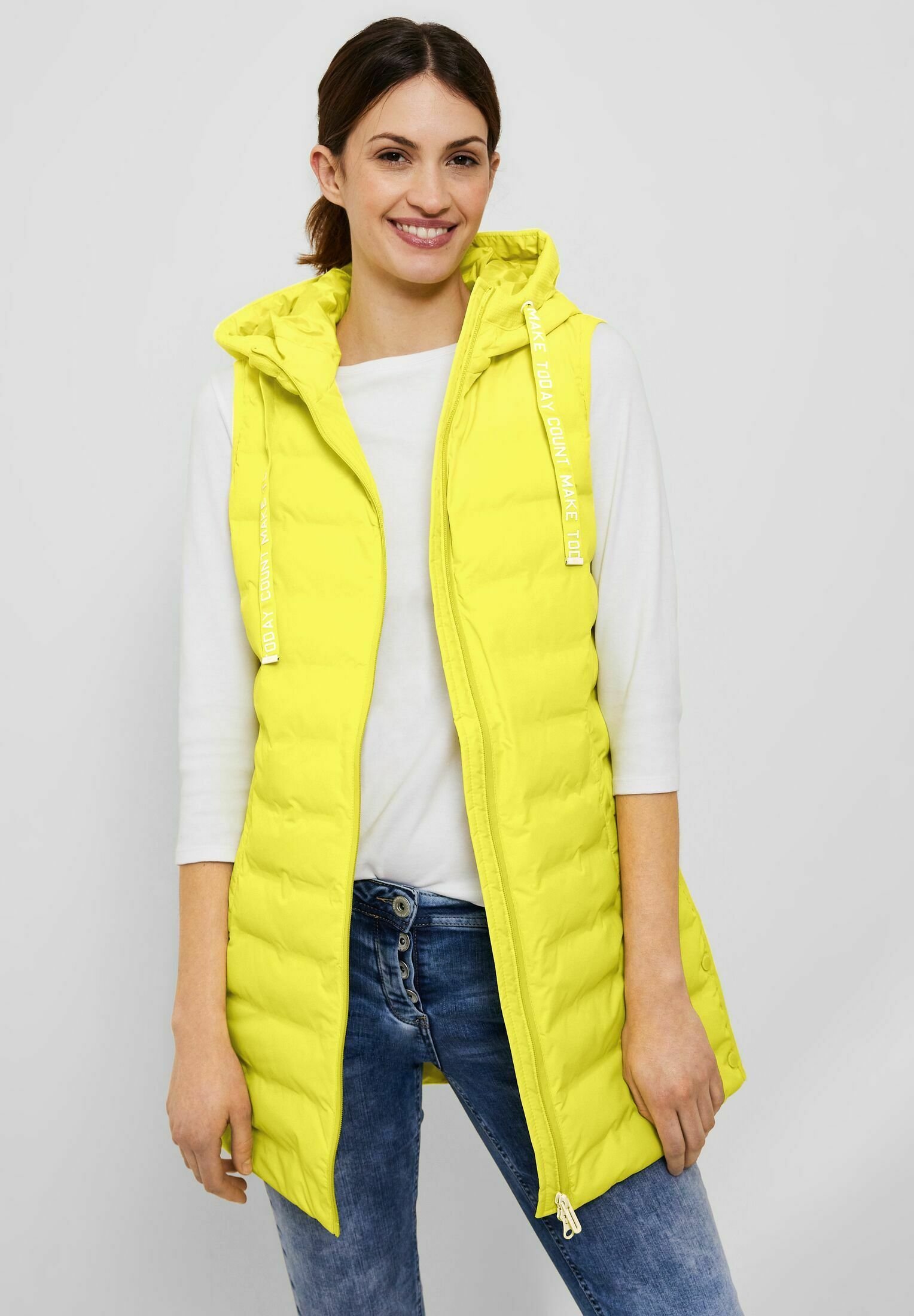 Gelbe weste damen lang Clearance